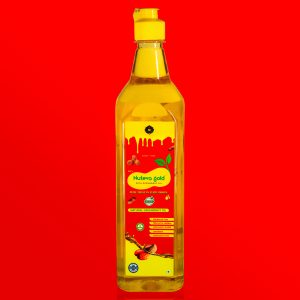 1 litre Bottle- groundnutoil-nutevagold