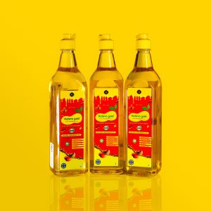 1 litre-pack of 3 -groundnutoil product-nutevagold